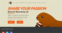 Desktop Screenshot of beaverbarcamp.org